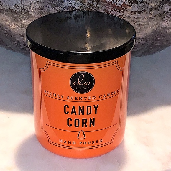 DW HOME CANDLE CANDY CORN” RICHLY SCENTED MINI 3.9 oz - Picture 2 of 5